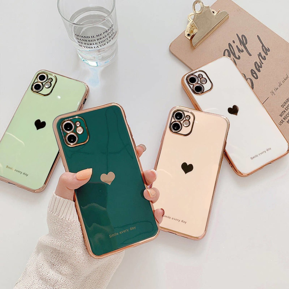 iPhone Case With Gold Heart